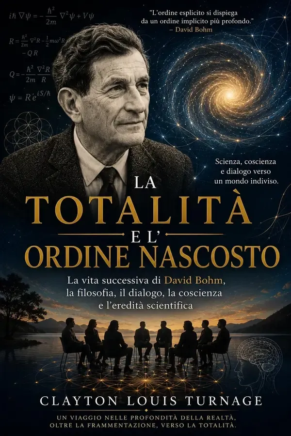 Copertina dell'ebook Totalità e ordine nascosto (I fondamenti della realtà quantistica: i ribelli, i realisti e i visionari che sfidarono il significato del mondo quantistico Vol. 11) di Clayton Louis Turnage