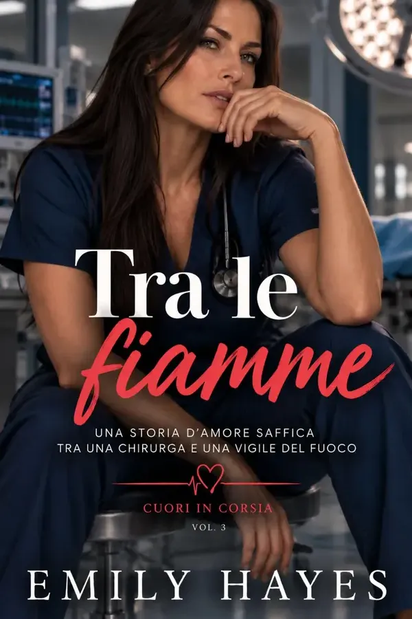 Copertina dell'ebook Tra le fiamme: Una storia d'amore saffica tra una chirurga e una vigile del fuoco (Cuori in corsia Vol. 3) di Emily Hayes