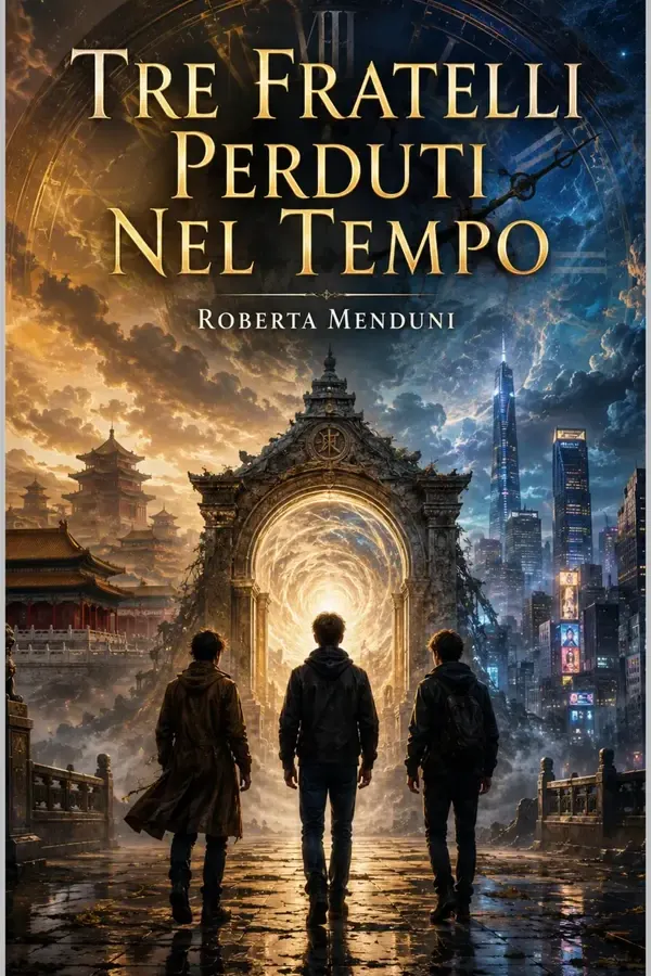 Copertina dell'ebook Tre fratelli perduti nel tempo di Roberta Menduni