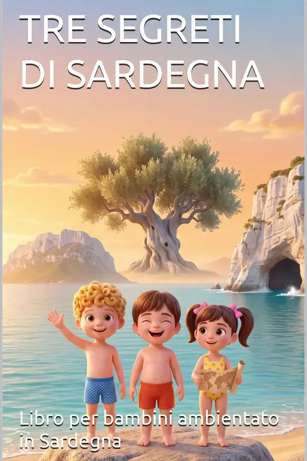 Copertina dell'ebook TRE SEGRETI DI SARDEGNA: Libro per bambini ambientato in Sardegna di Sardinia-Child-Books