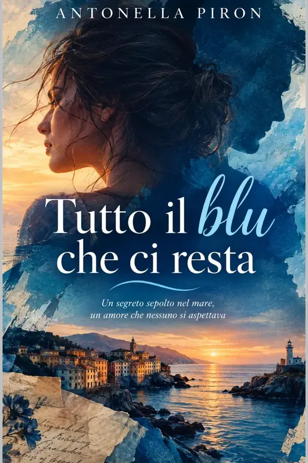 Copertina dell'ebook Tutto il blu che ci resta: Un segreto sepolto nel mare, un amore che nessuno si aspettava di Antonella Piron