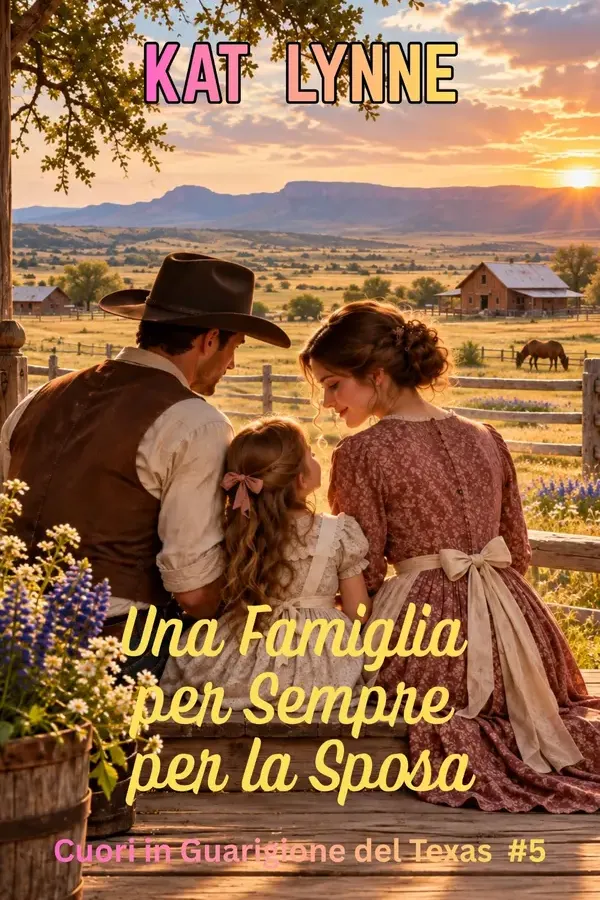 Copertina dell'ebook Una famiglia per sempre per la sposa (Cuori in guarigione del Texas Vol. 5) di Kat Lynne