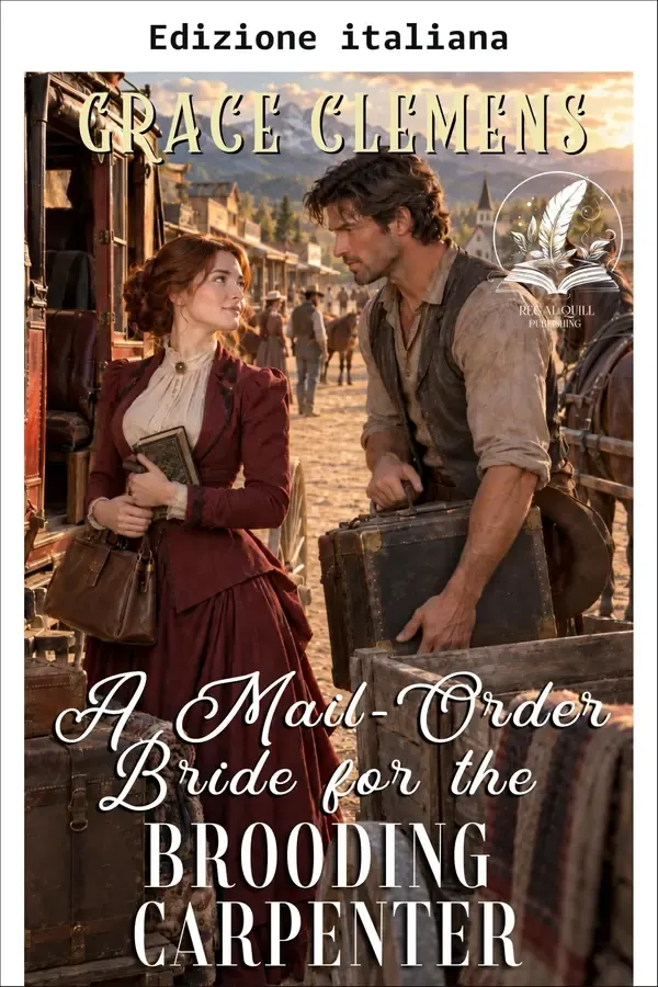 Copertina dell'ebook Una sposa per corrispondenza per il carpentiere tenebroso (Storie di coraggioso amore western) di Grace Clemens