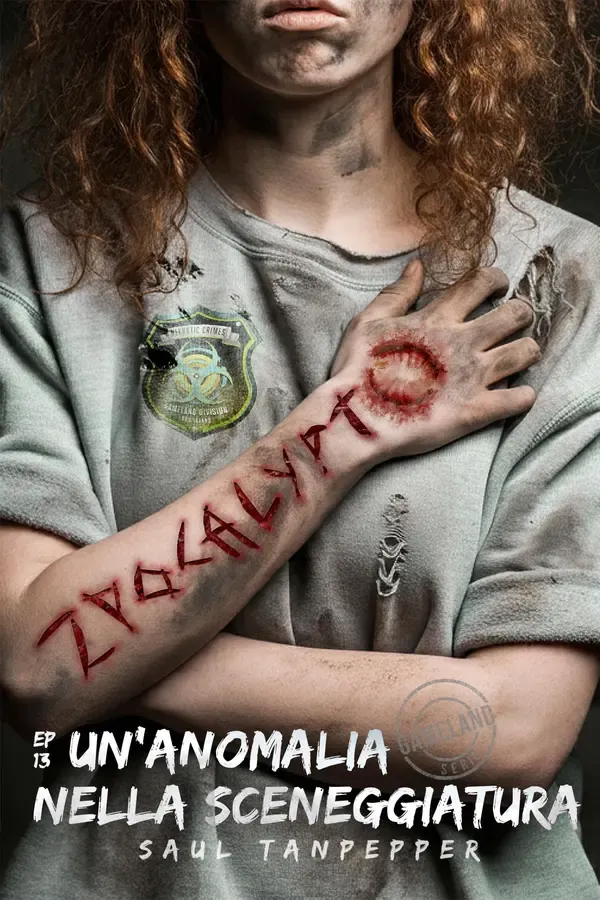 Copertina dell'ebook Un'anomalia nella sceneggiatura: Sopravvivere all'apocalisse zombie (ZPOCALYPTO - Una serie dal mondo di GAMELAND Vol. 13) di Saul Tanpepper