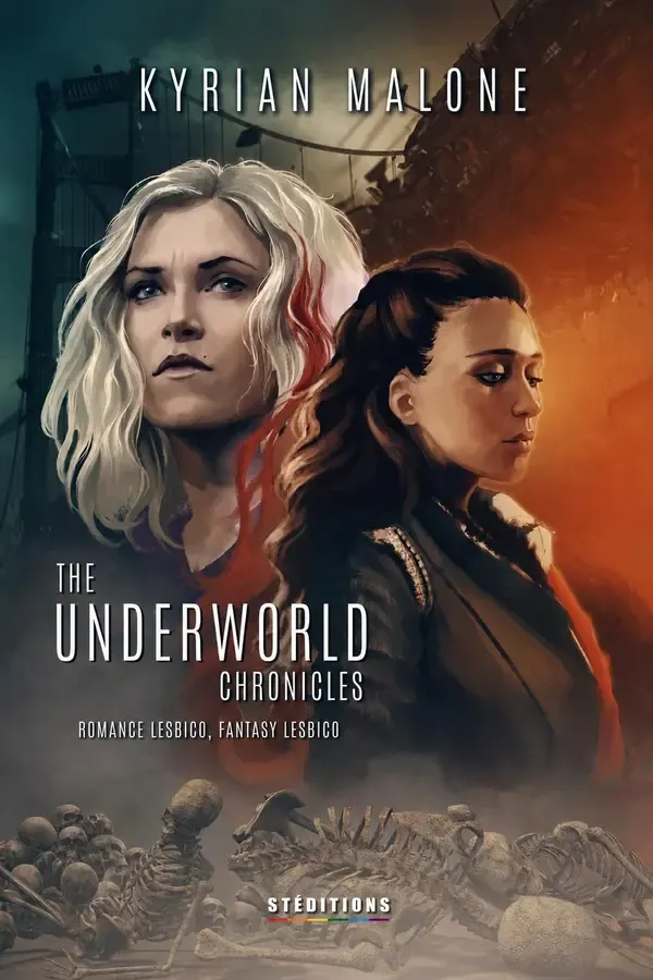 Copertina dell'ebook The Underworld Chronicles: Romanzo lesbico: Romance post-apocalittico di Kyrian Malone