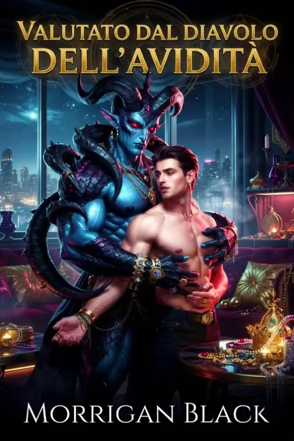 Copertina dell'ebook Valutato dal diavolo dell'avidità (Mercato della carne spaziale Vol. 6) di Morrigan Black