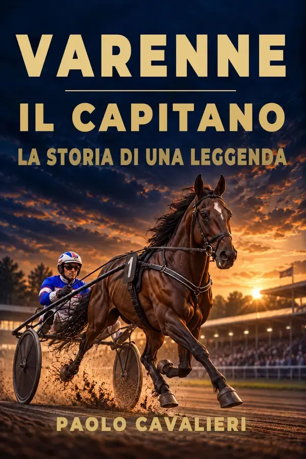 Copertina dell'ebook Varenne il Capitano la storia di una leggenda: Un cavallo, le sue corse, gli uomini che lo hanno accompagnato e un'epoca che ha lasciato un segno indelebile nell'ippica di Paolo Cavalieri