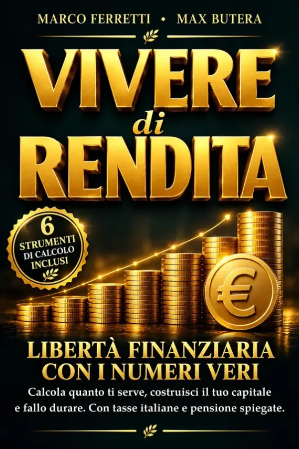 Copertina dell'ebook Vivere di Rendita: Libertà finanziaria e finanza personale: come risparmiare, investire in ETF e PAC, costruire una rendita e preparare la pensione con ... organizzare la casa e vivere meglio) di Marco FERRETTI