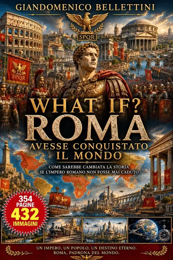 Copertina dell'ebook What If: Roma avesse conquistato il Mondo: Una storia alternativa. Un Impero senza fine (Giandomenico Bellettini) di Giandomenico Bellettini